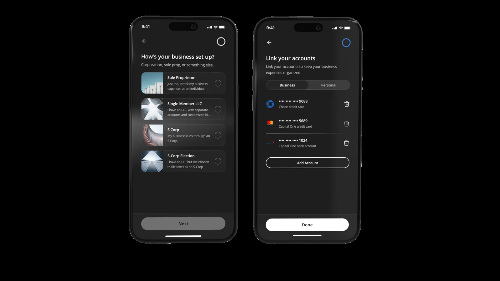 Empty cold-start vs. a populated, personalized dashboard.